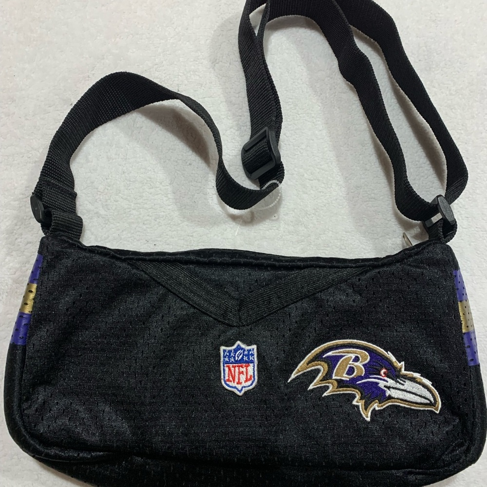 NFL Black and Purple Belt Bag